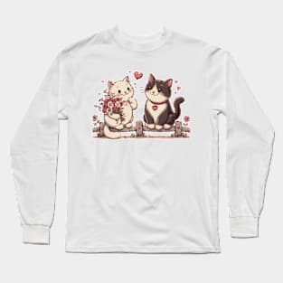 A Pawfect Duet Between Two Hearts Long Sleeve T-Shirt